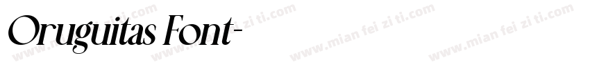 Oruguitas Font字体转换
